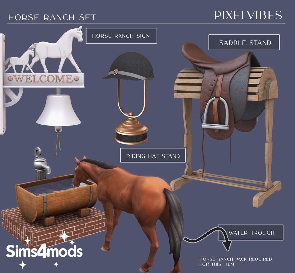 Сет для конного ранчо Horse Ranch Set